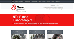 Desktop Screenshot of napier-turbochargers.com